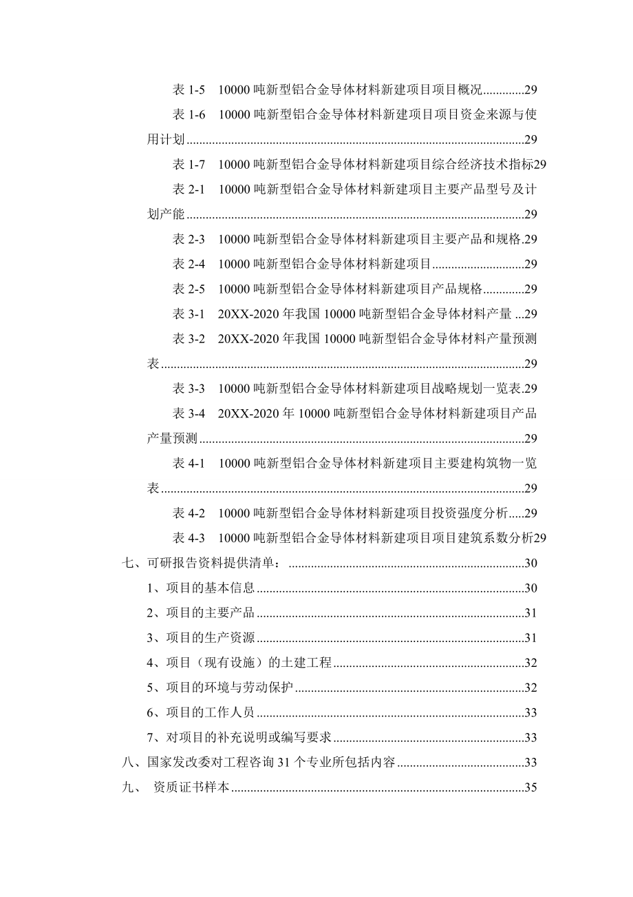 1吨新型铝合金导体材料项目可行性研究报告.doc_第3页