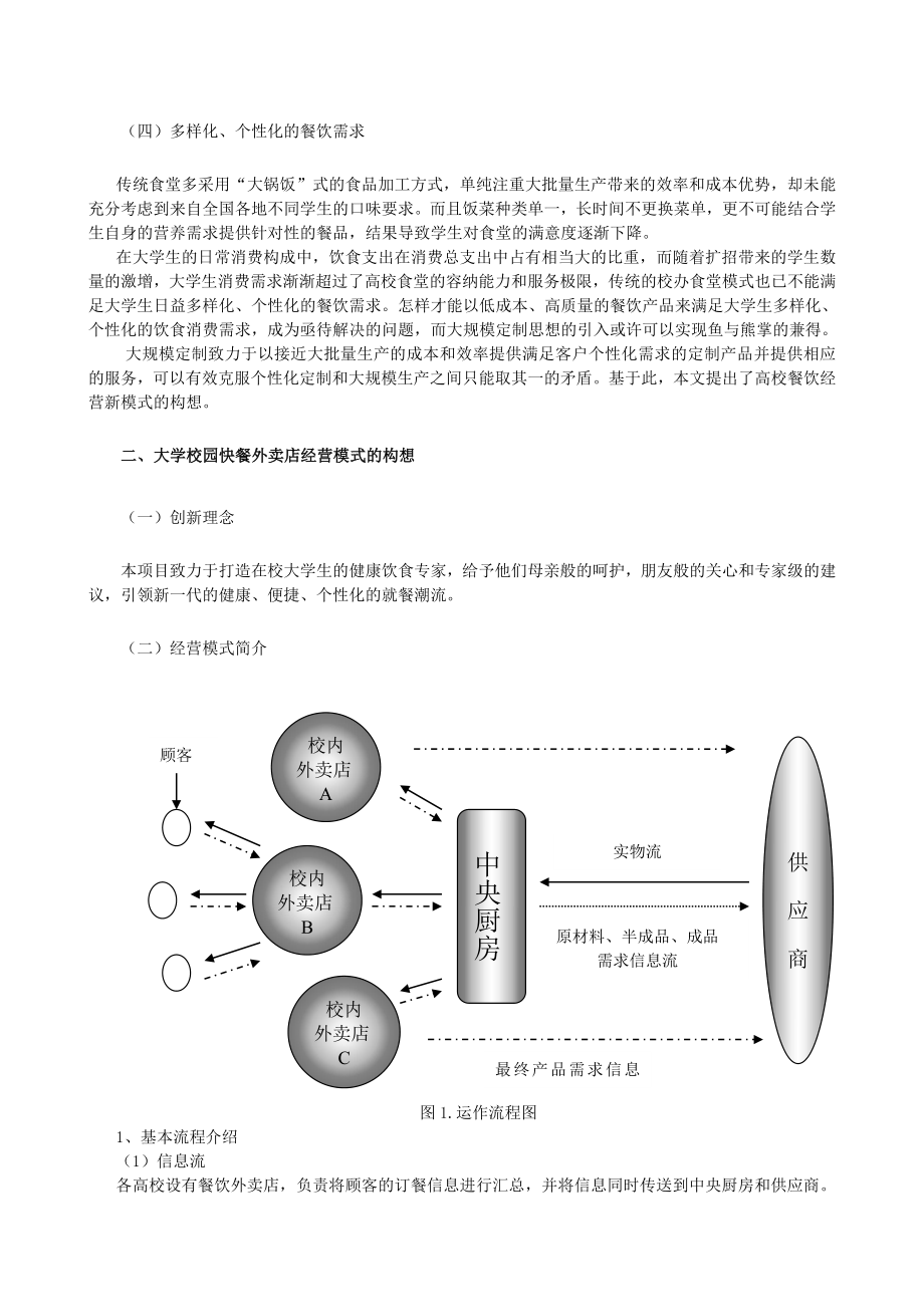 可行性报告-大学校园快餐外卖店经营的可行性研究.doc_第3页