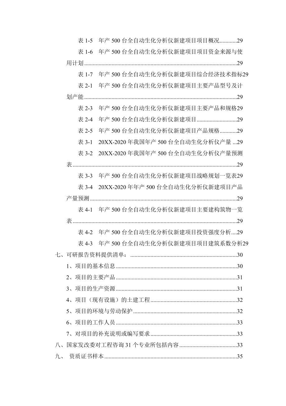 年产5台全自动生化分析仪项目可行性研究报告.doc_第3页