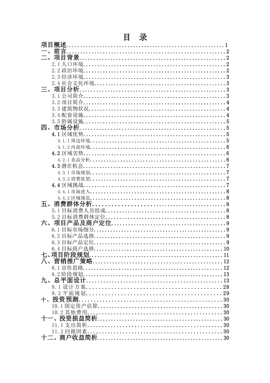 可行性报告-天豪广场项目可行性报告33页.doc_第2页