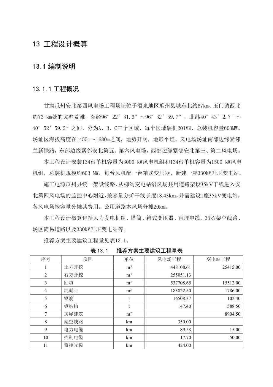 工程设计-6MW工程可行性研究报告13工程设计概算.doc_第3页