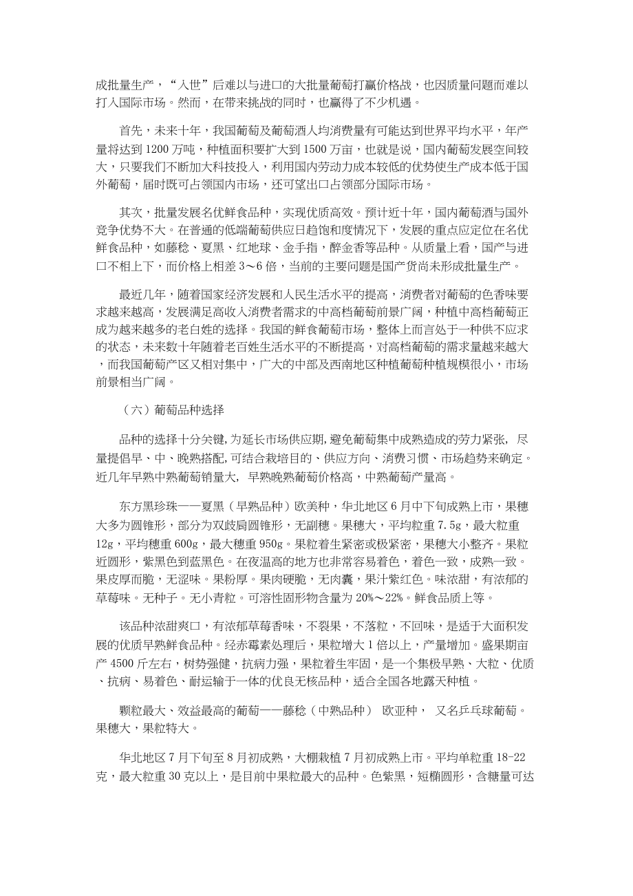 总结报告-葡萄种植可行性分析报告.docx_第3页