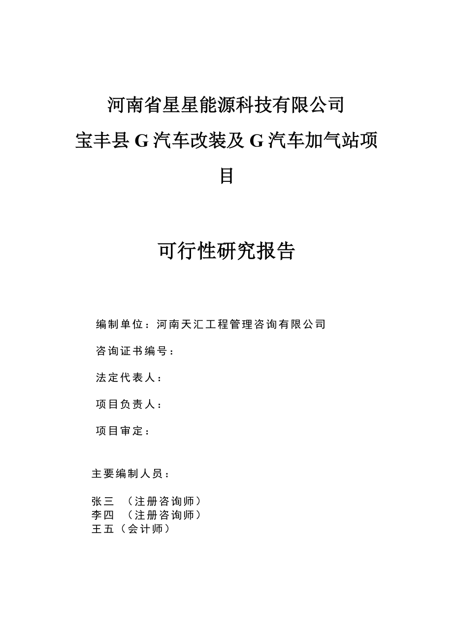 汽车行业-汽车改装及加气站项目申请可行性研究报告范文.doc_第2页