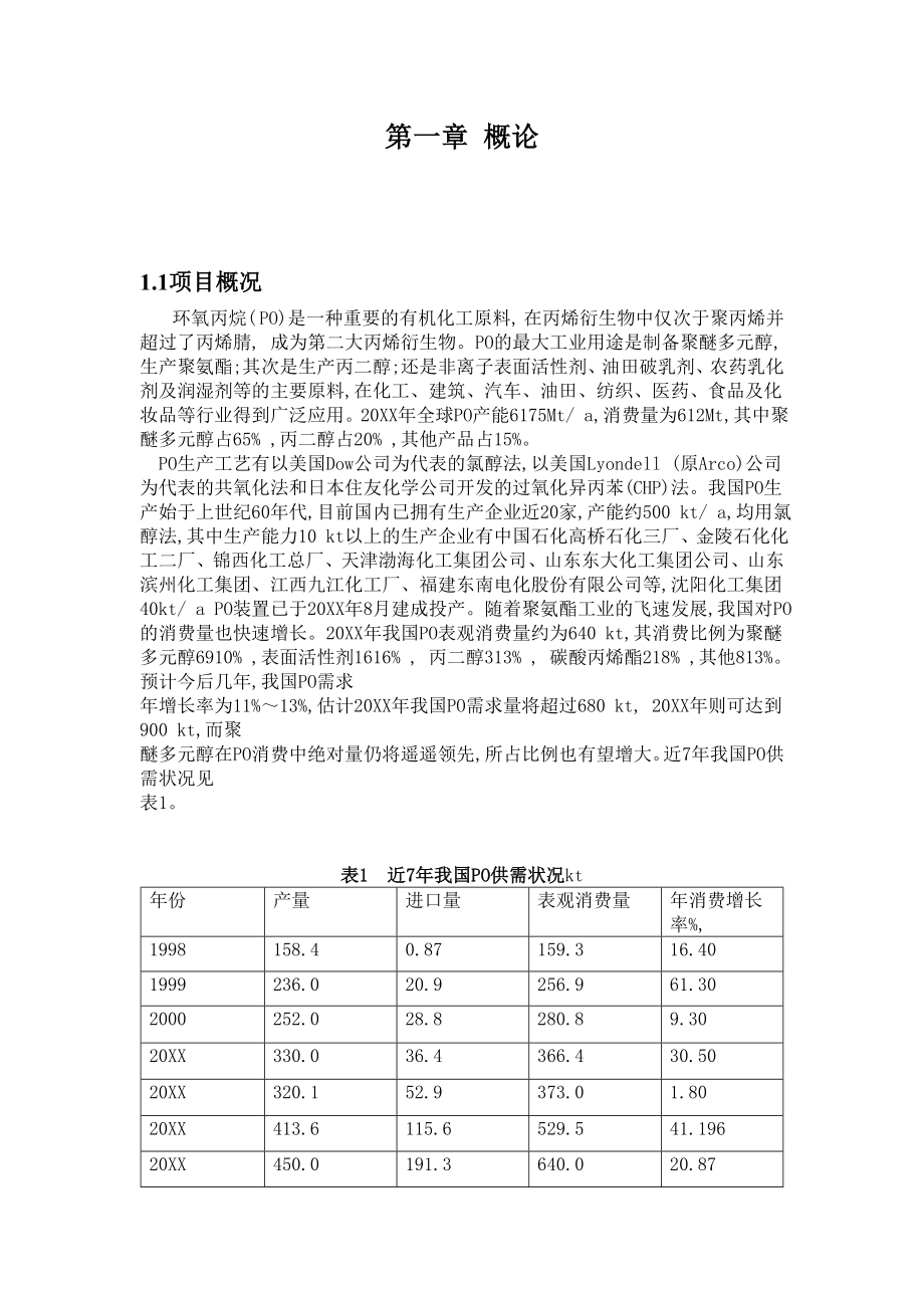 推荐-环氧丙烷项目可行性研究报告 最终稿.doc_第3页