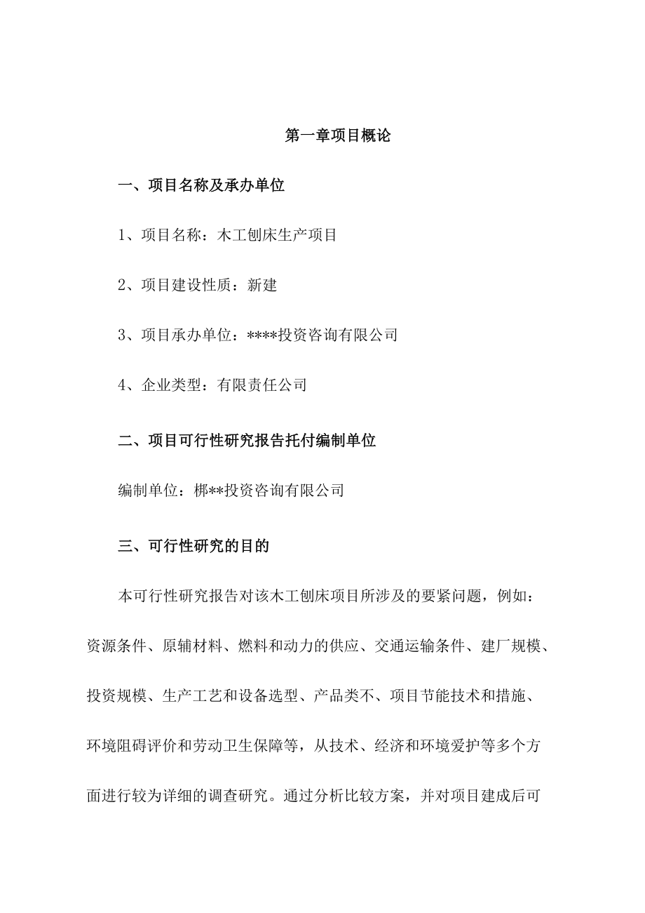 木工刨床项目策划可行性研究报告(1).docx_第2页