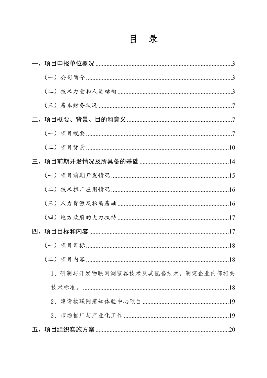 资金管理-XX年物联网发展专项资金可行性报告.doc_第2页