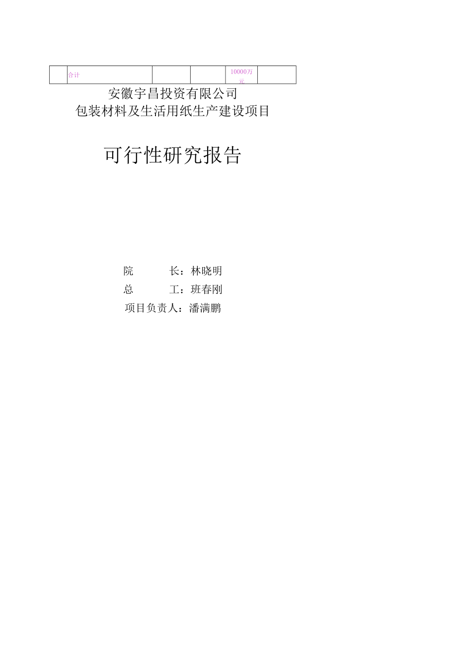 包装材料及纸制品生产建设项目可行性研究报告.docx_第2页