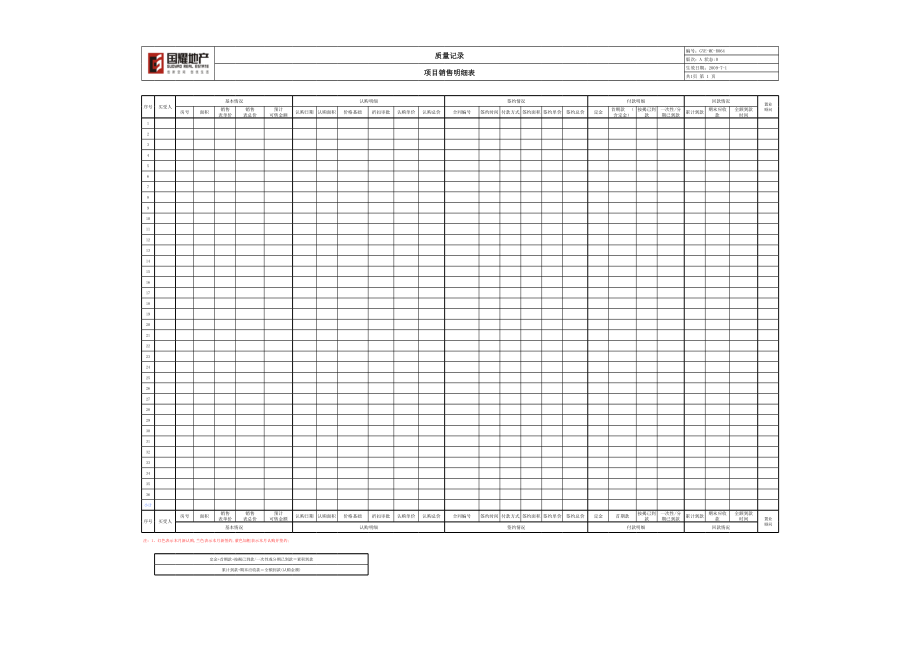 表格模板-R064销售明细表 精品.xls_第1页