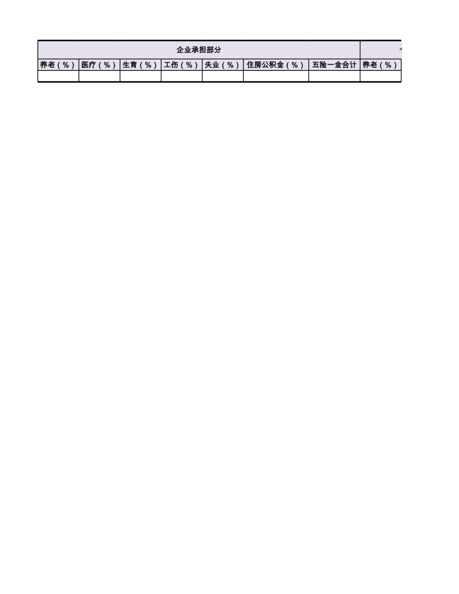 表格模板-薪酬统计表 精品.xls_第3页
