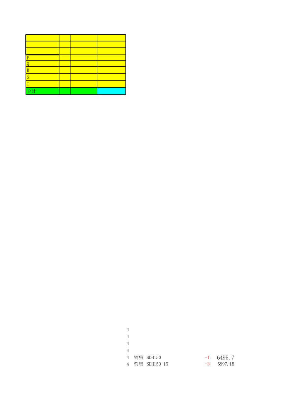 表格模板-进销存表格 精品.xls_第2页