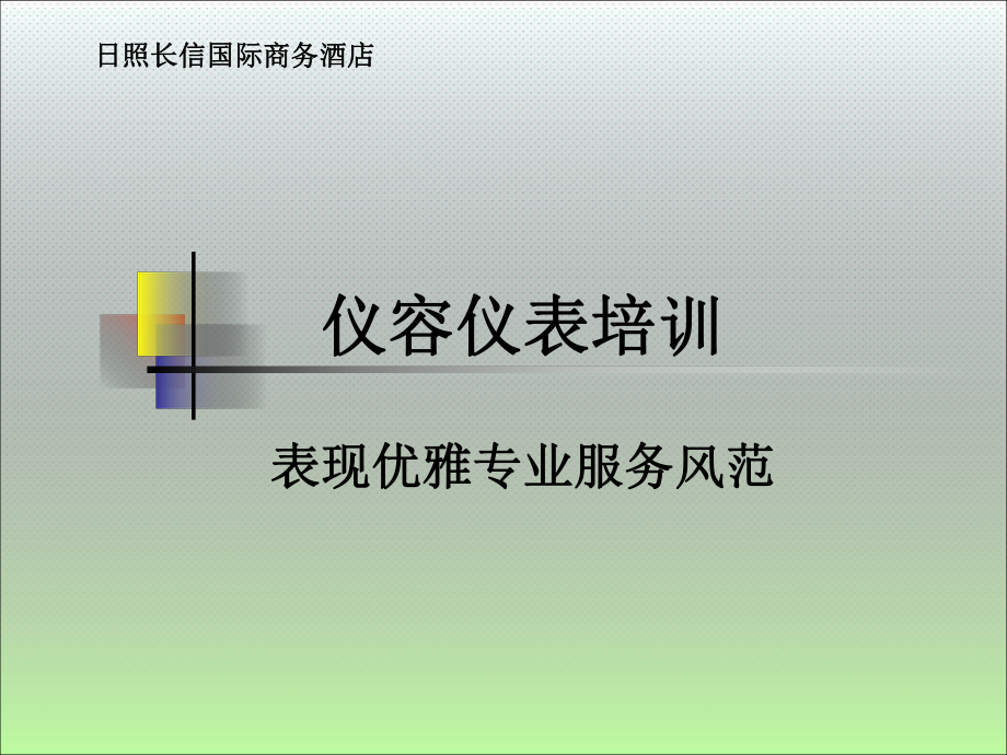 表格模板-仪容仪表培训资料 精品.ppt_第1页