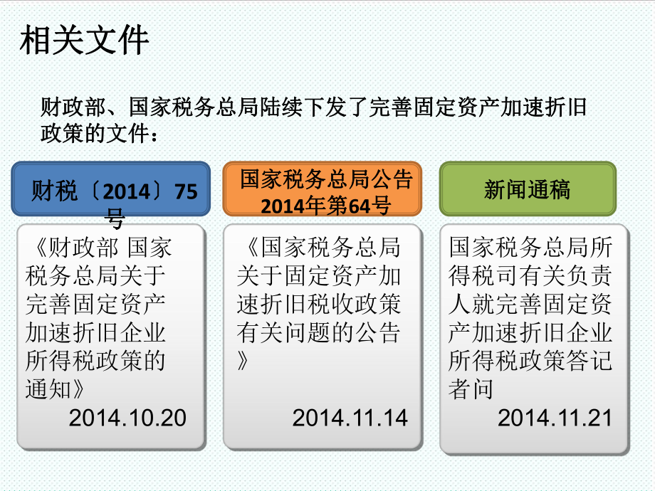 表格模板-固定资产加速折旧统计表填写讲解 精品.ppt_第3页