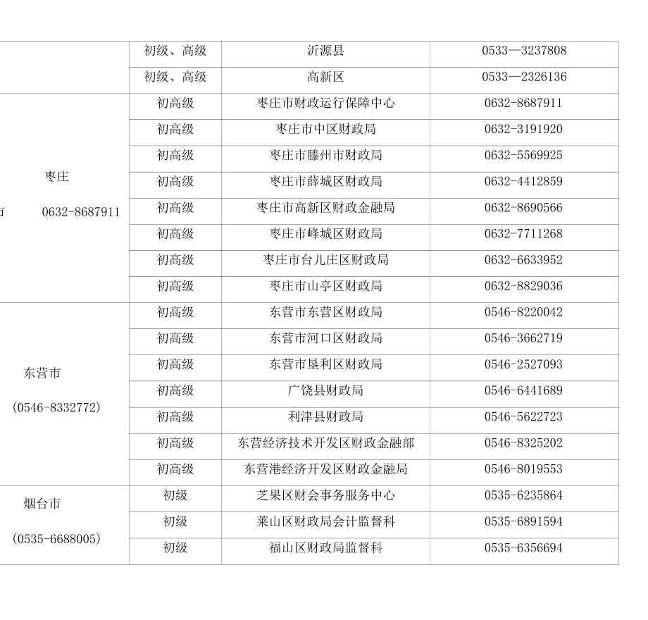 2022年度会计专业技术初、高级资格考试报名审核点登记表.docx_第3页