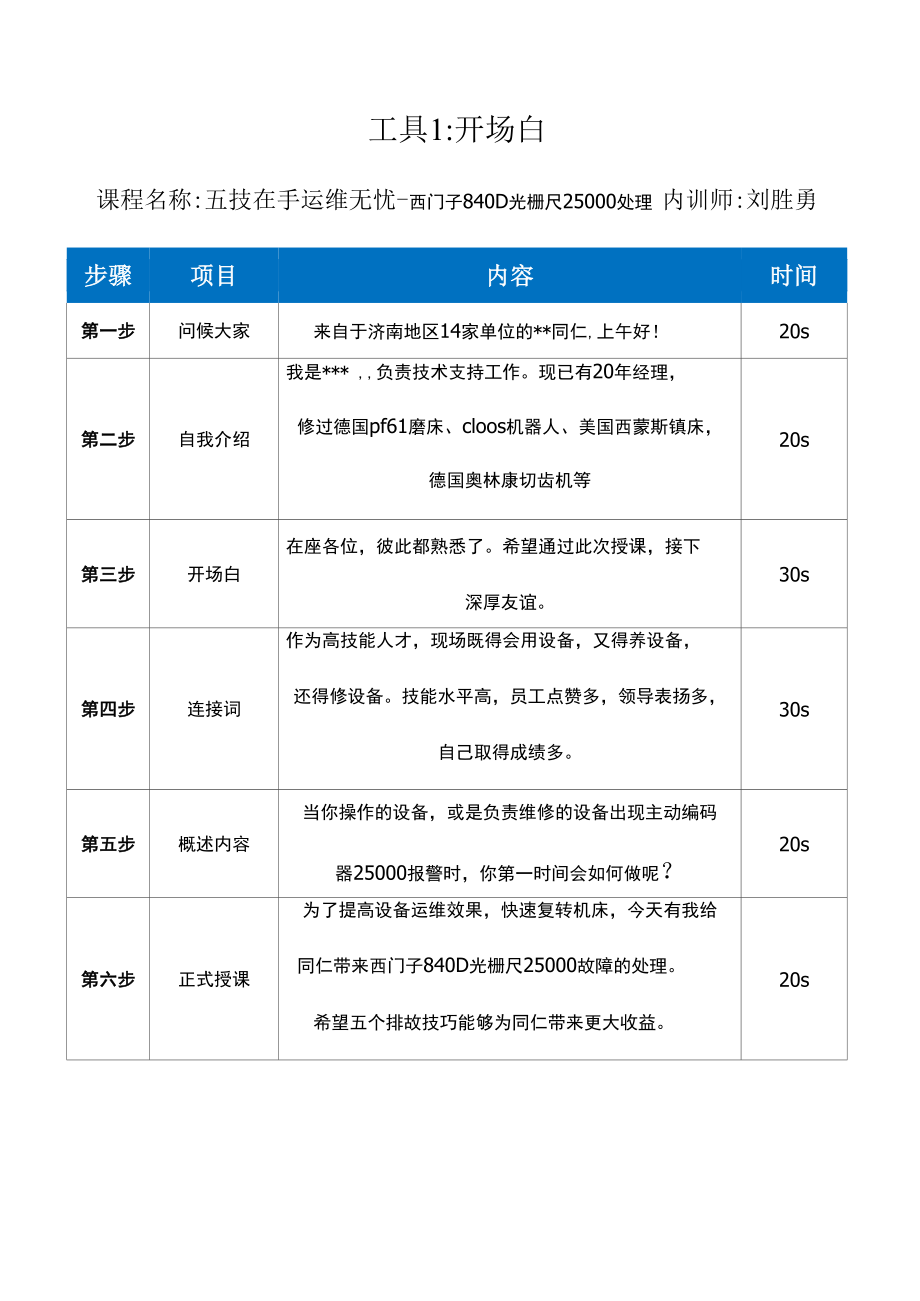 光栅尺故障处理解析的工具1：开场白.docx_第1页