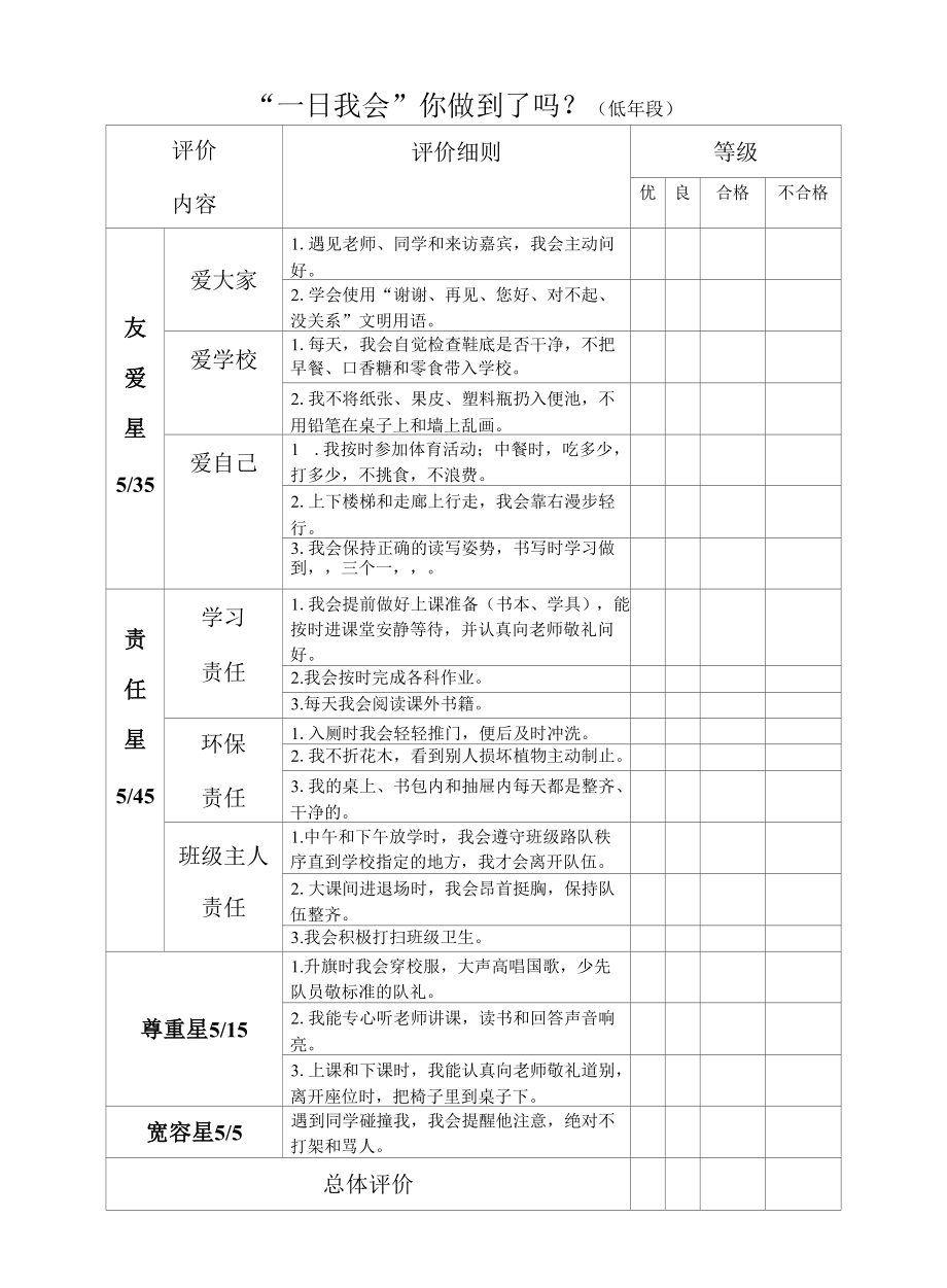 一日我会评价守则.docx_第1页