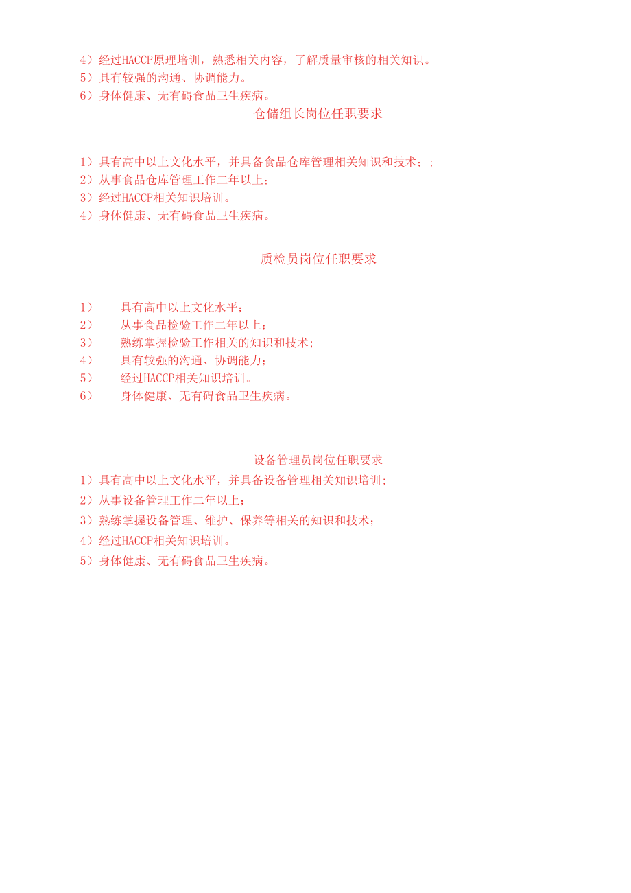 各岗位任职要求职责.docx_第2页