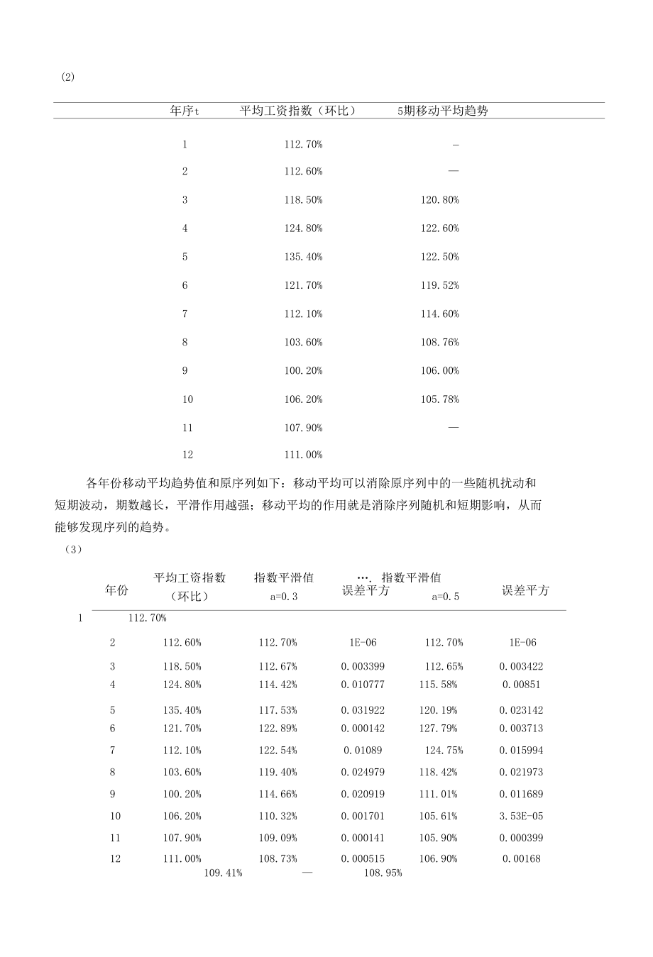 淮阴师范学院统计学（第3版）第10章时间序列分析习题答案.docx_第2页