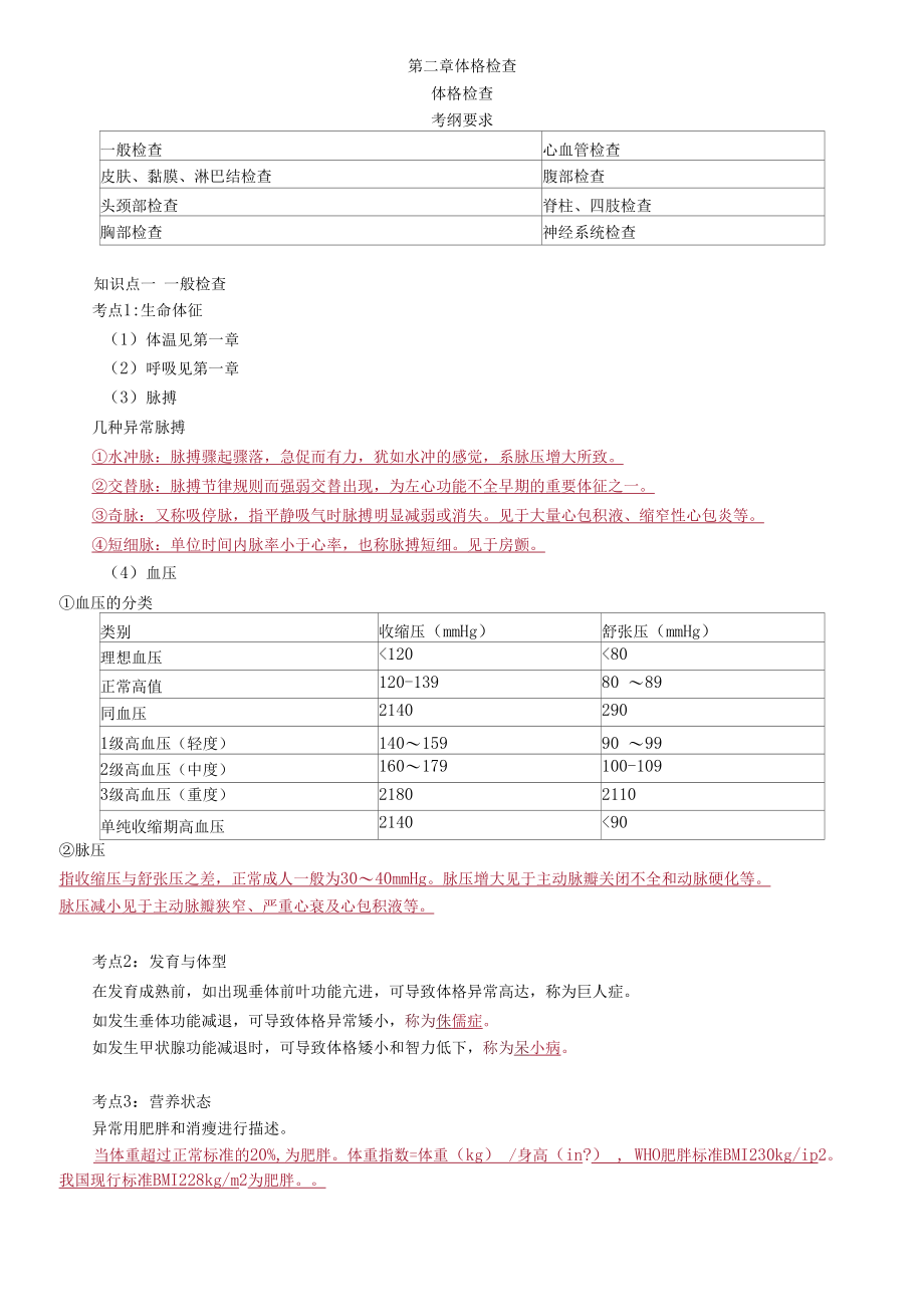 第02章 体格检查（讲义）.docx_第1页