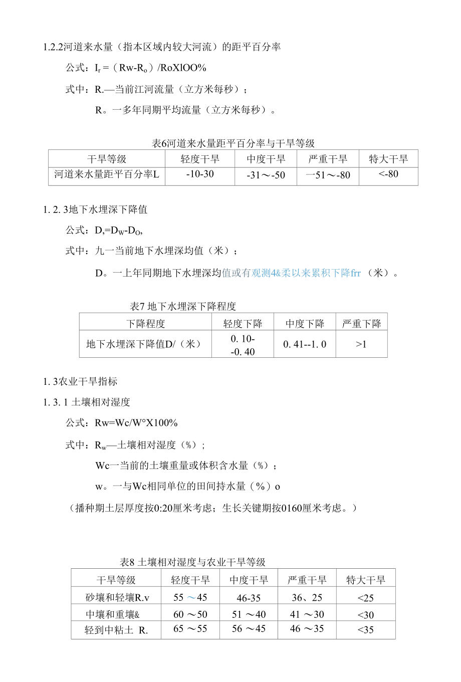 干旱指标确定与等级划分.docx_第3页