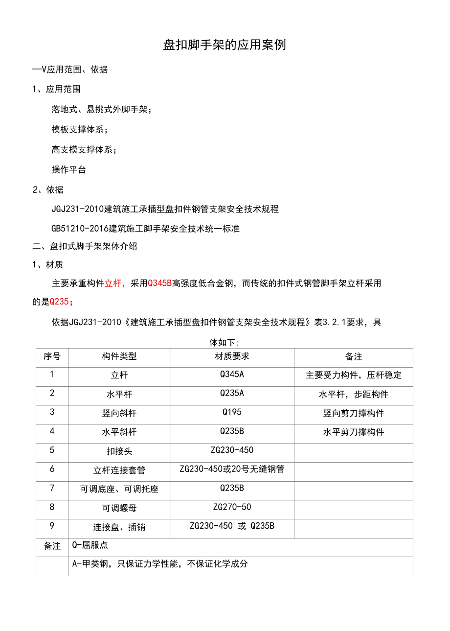 盘扣脚手架应用案例分析.docx_第1页