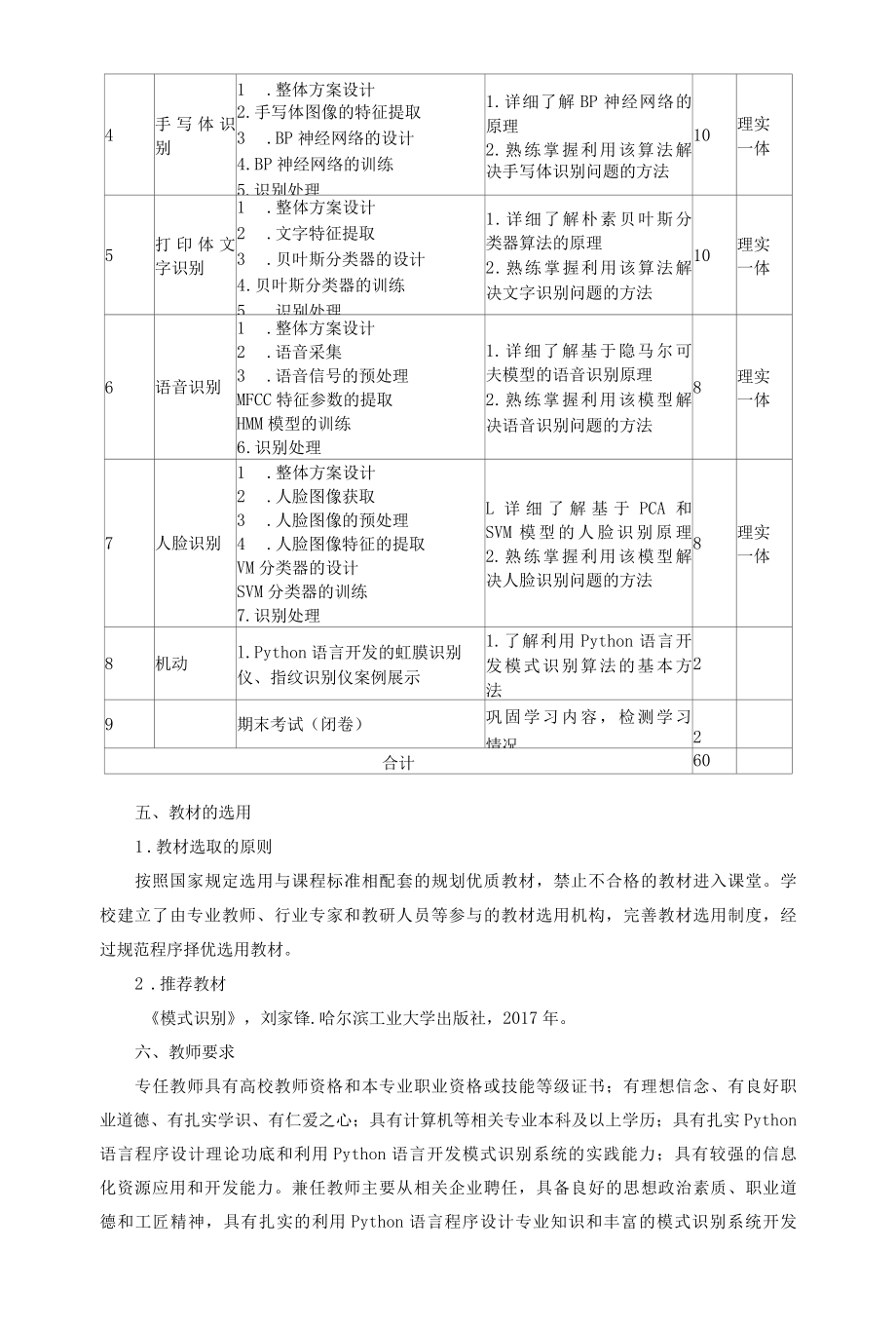 《模式识别》课程标准.docx_第3页