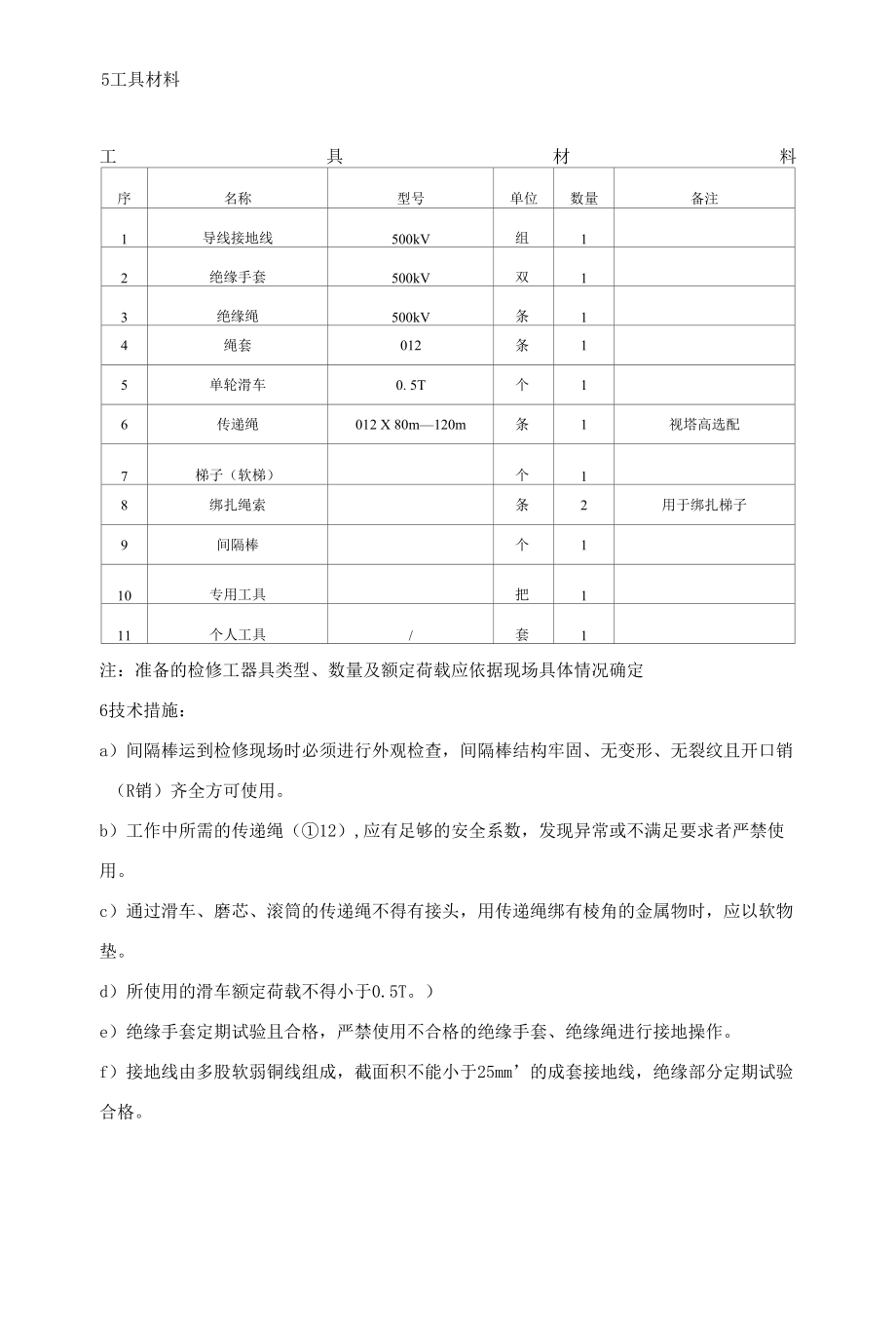 更换跳线间隔棒标准化作业指导书.docx_第2页