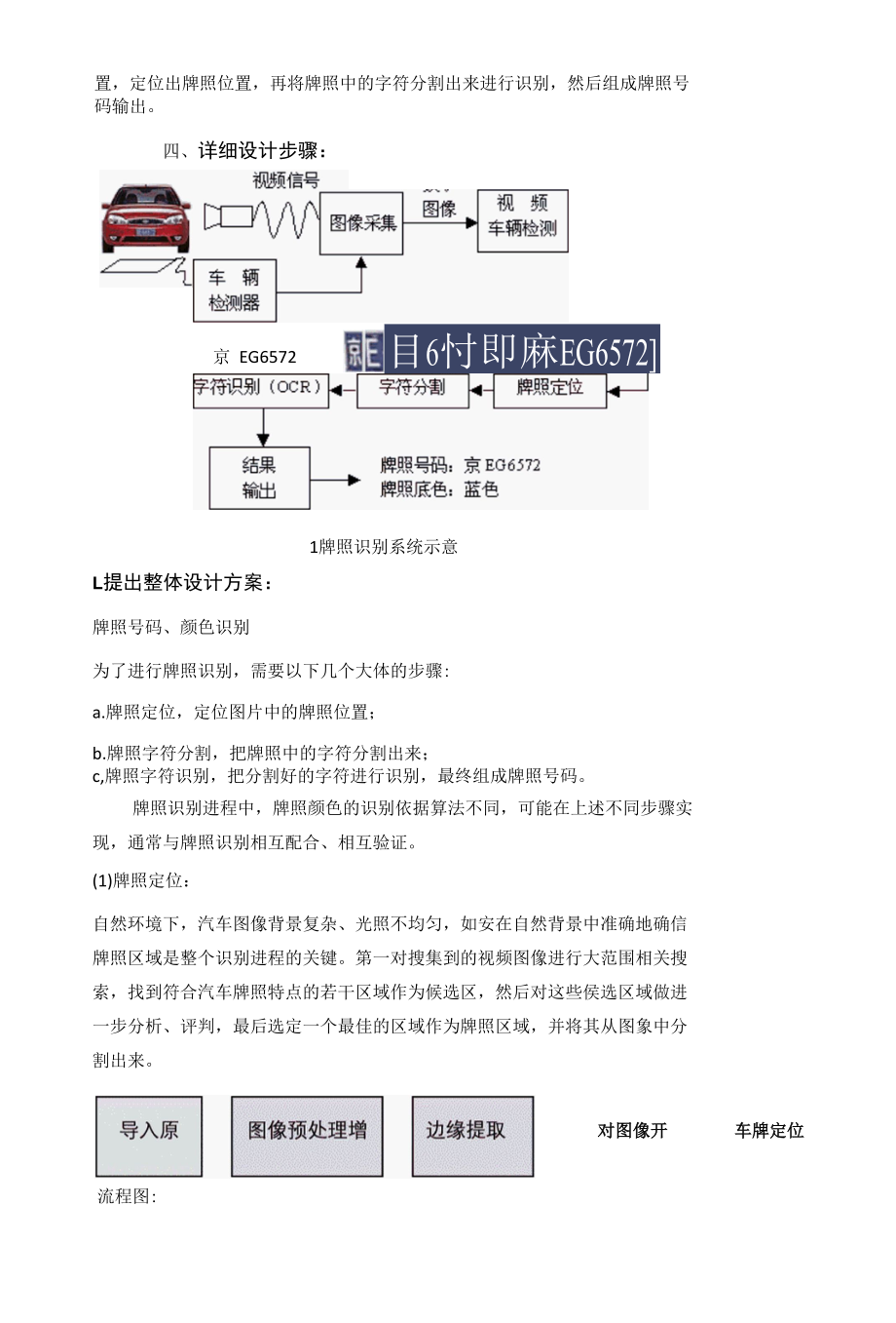 课程设计报告车牌识别系统的设计.docx_第2页