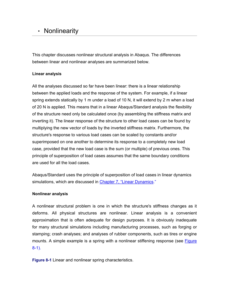 非线性解析概要-Abaqus 6.9 Nonlinearity (1).docx_第1页