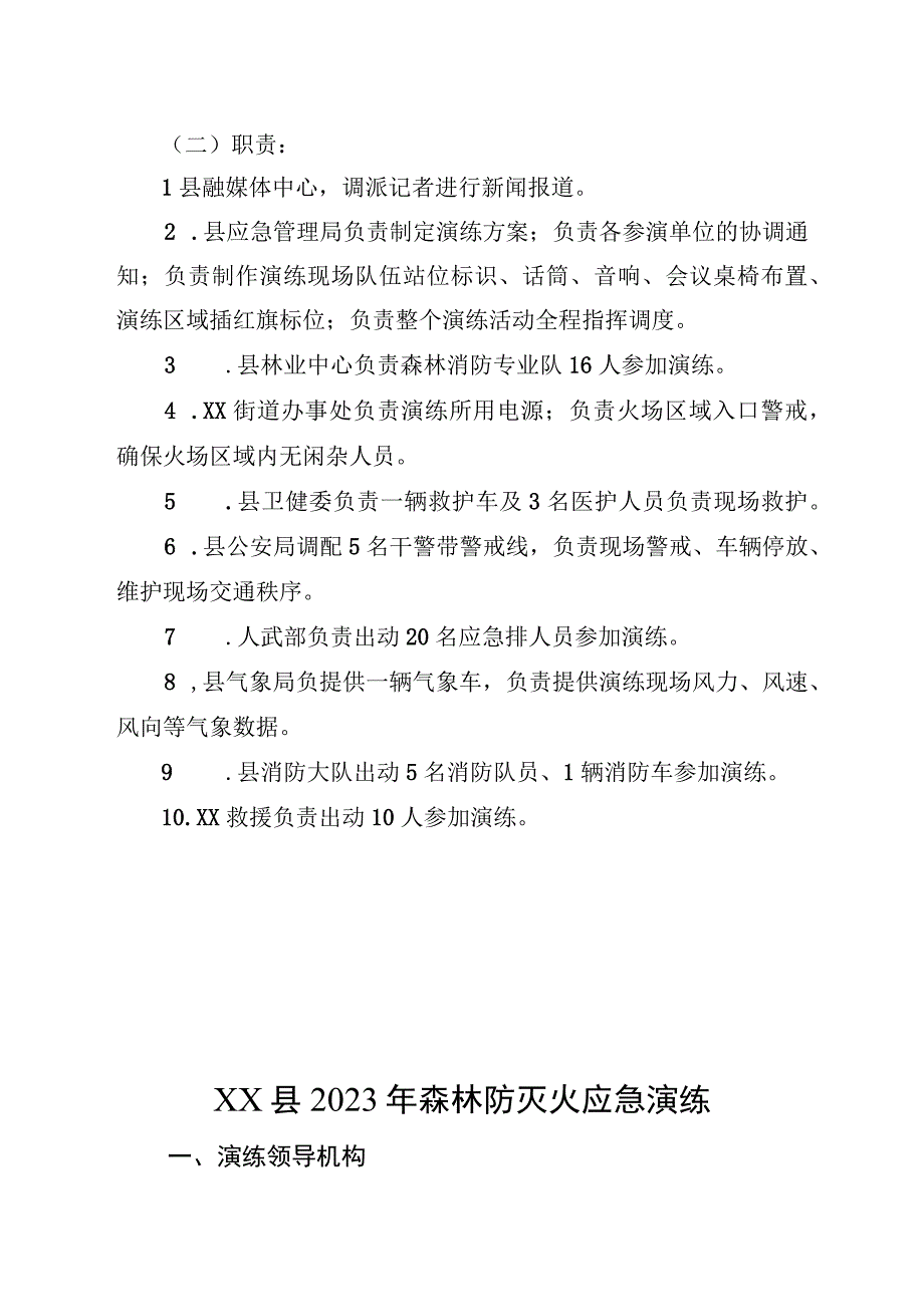 XX县2023年森林防火演练方案.docx_第2页