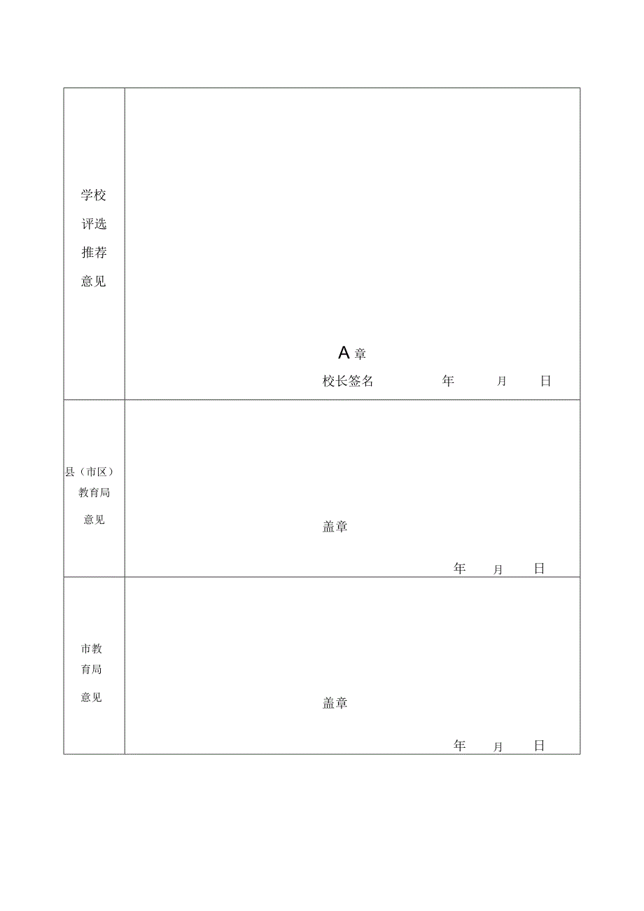 xxxx市优秀学生申报表.docx_第3页