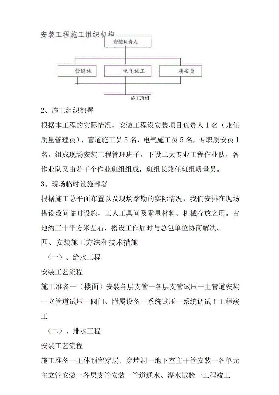 XX住宅楼水电安装工程施工方案书.docx_第2页