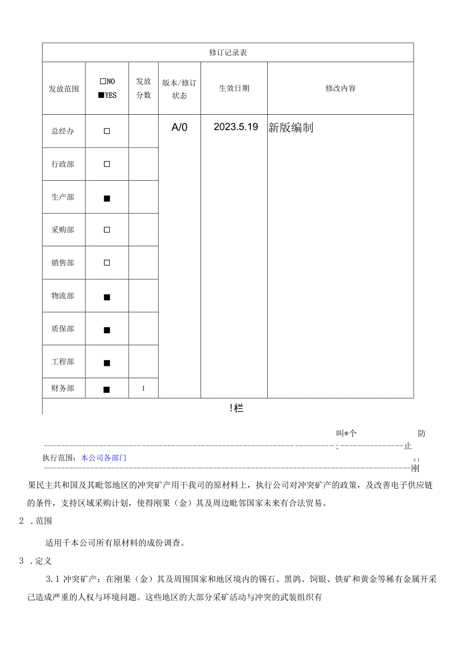 RBASP053不使用冲突地区矿产管理程序.docx_第1页