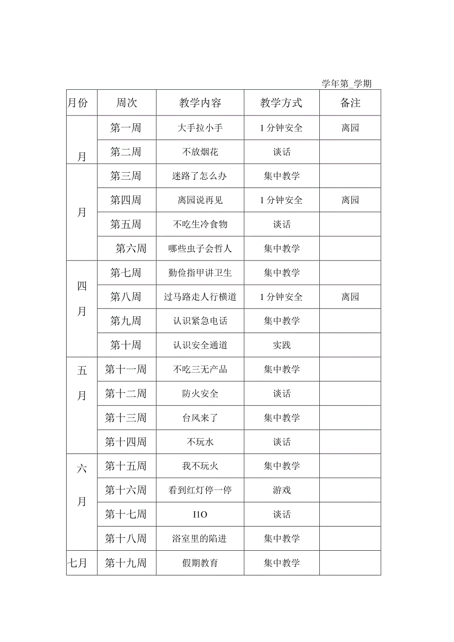 幼儿园中班各类计划表.docx_第3页