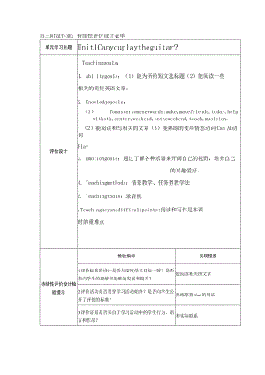 持续性评价表单(1).docx