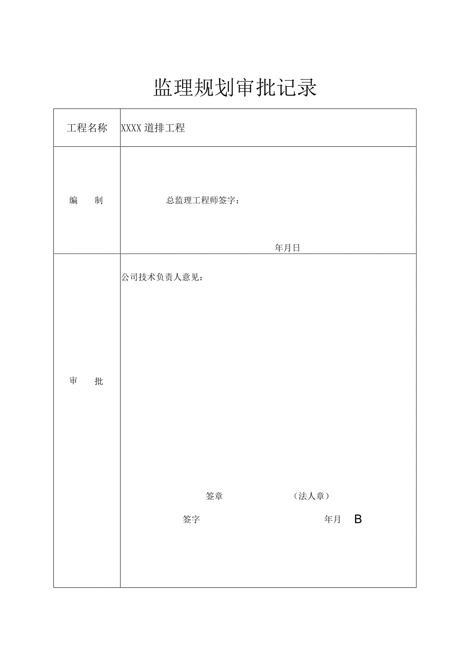 市政道路排水工程监理规划.docx_第1页