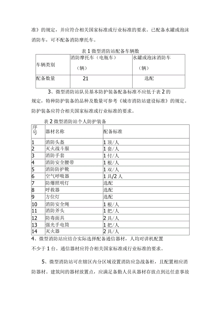 微型消防站社区村建设标准试行.docx_第3页