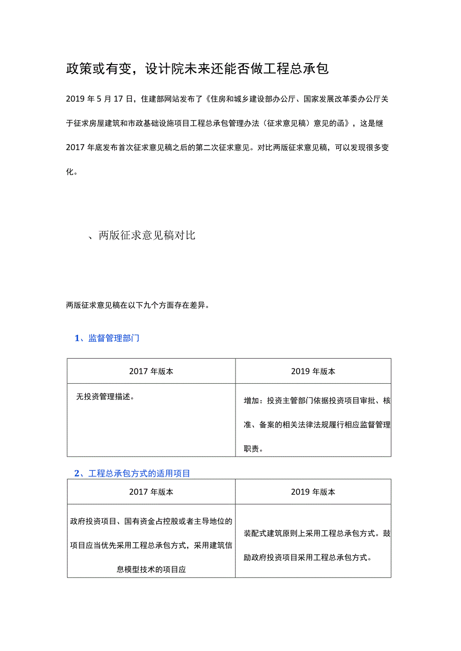政策或有变设计院未来还能否做工程总承包.docx_第1页