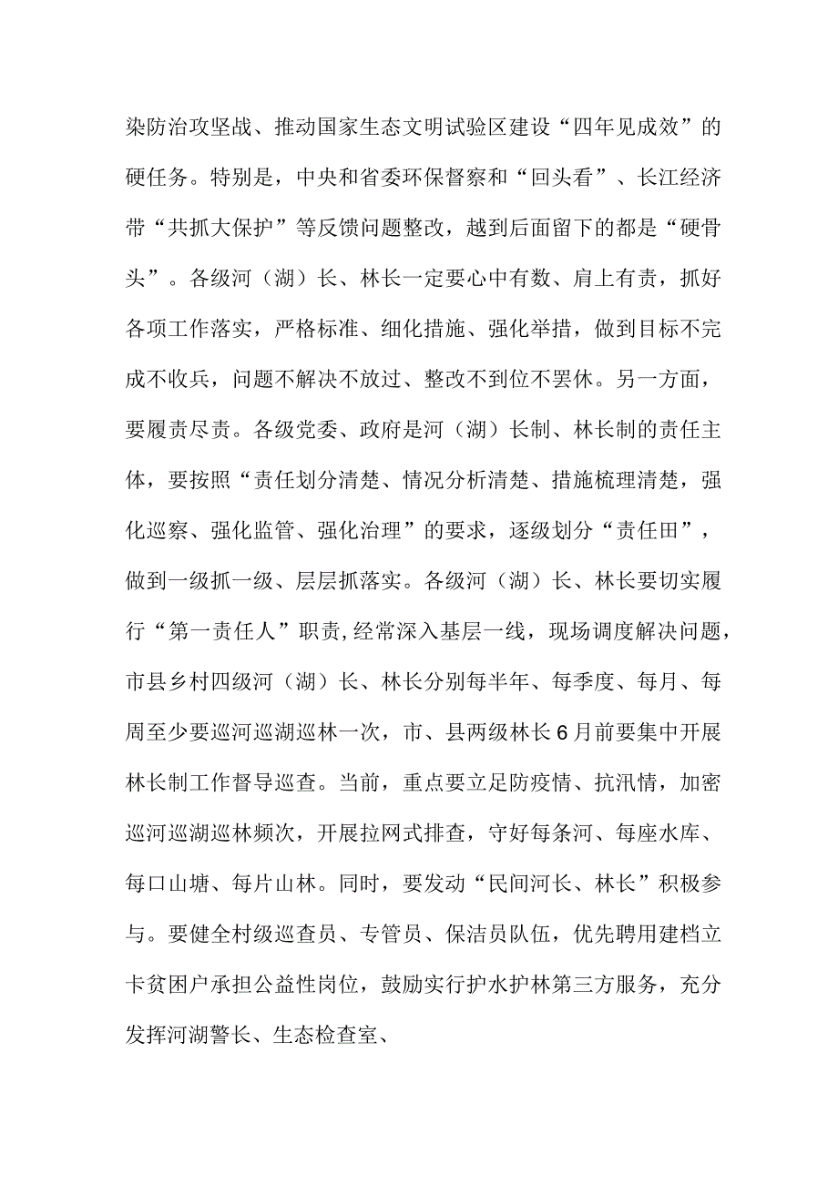 市级总河(湖)长和总林长会议上的讲话范文.docx_第2页