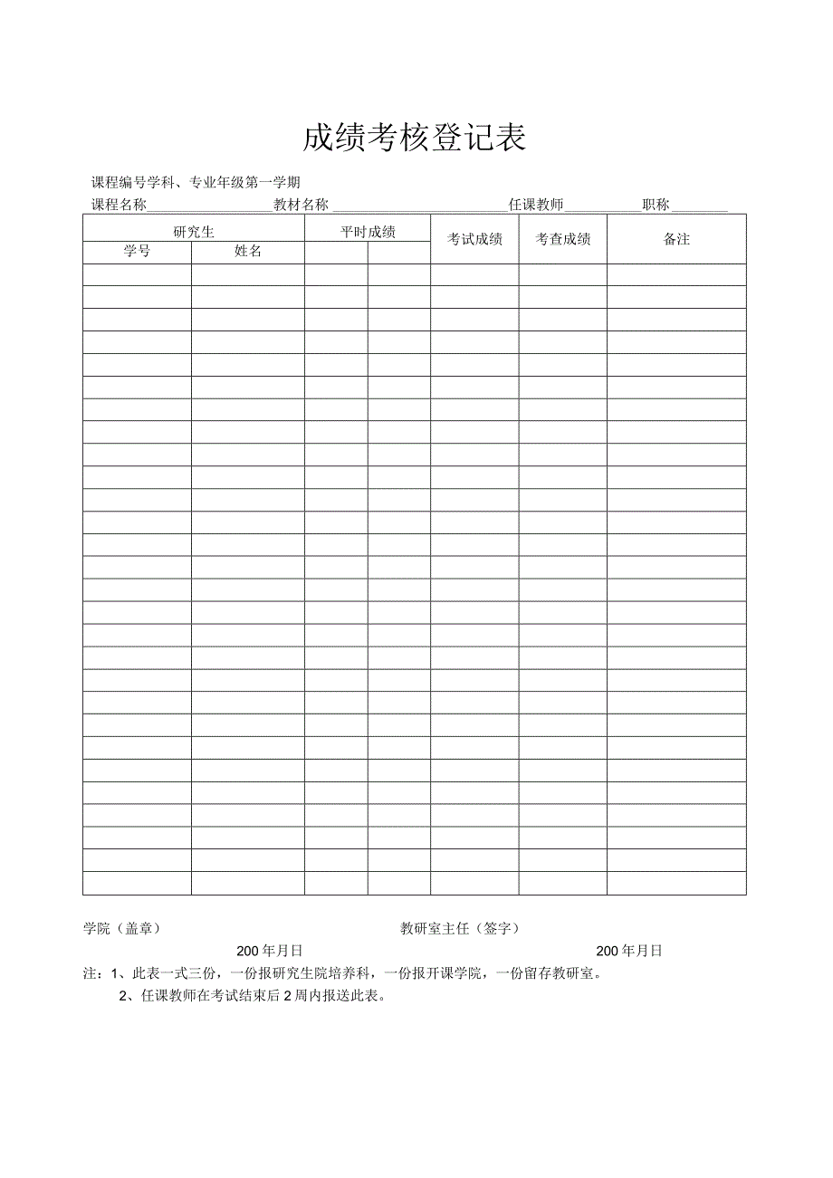 成绩考核登记表.docx_第1页