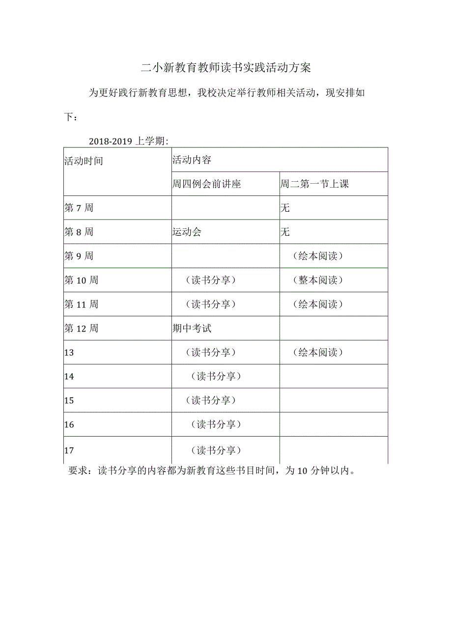 新教育教师读书实践活动方案.docx_第1页