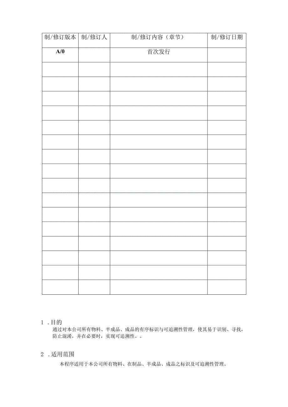 标识与可追溯性控制程序.docx_第2页