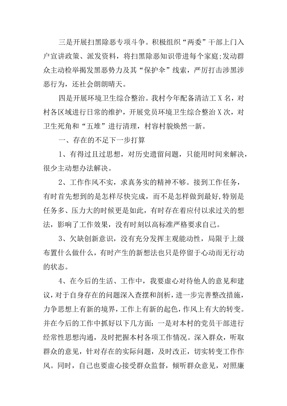 最新村党支部书记年度述职报告.docx_第2页