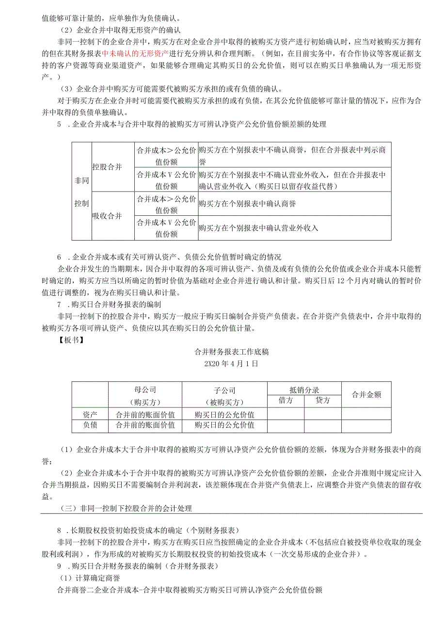 第A142讲_非同一控制下企业合并的处理.docx_第2页