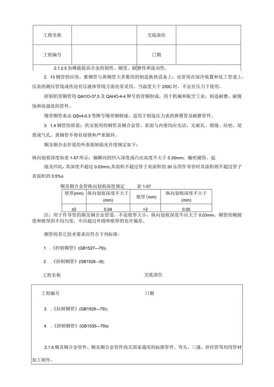 紫铜黄铜管道安装技术交底资料.docx_第2页