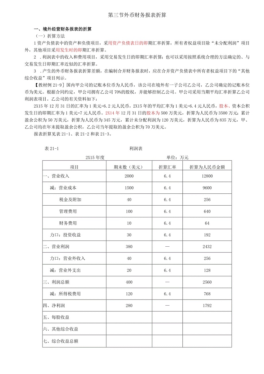 第A132讲_境外经营财务报表的折算境外经营的处置.docx_第1页