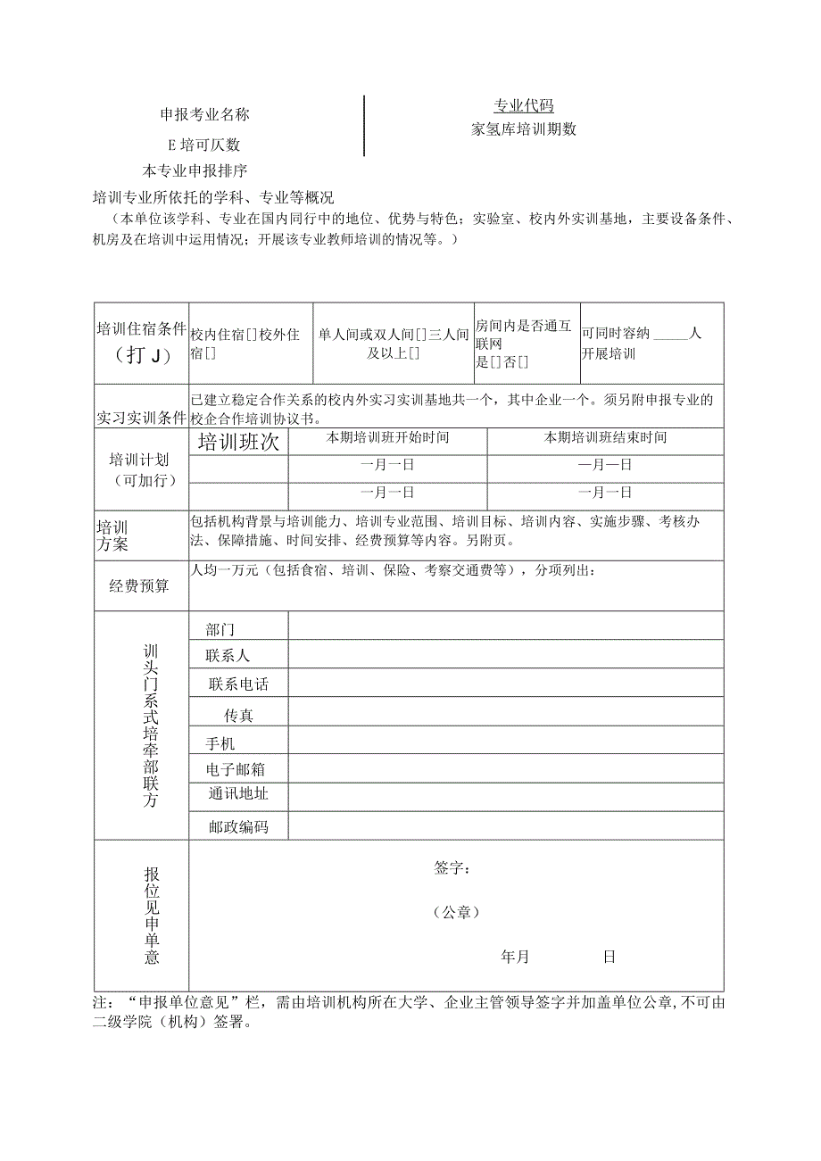 福建省高等职业学校专业骨干教师国家级培训项目申报书.docx_第3页