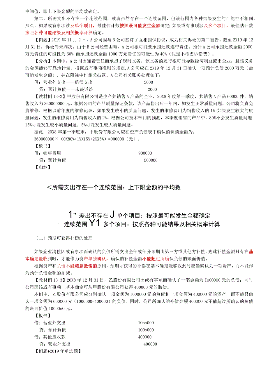 第68讲_或有事项概述或有事项的确认和计量.docx_第3页