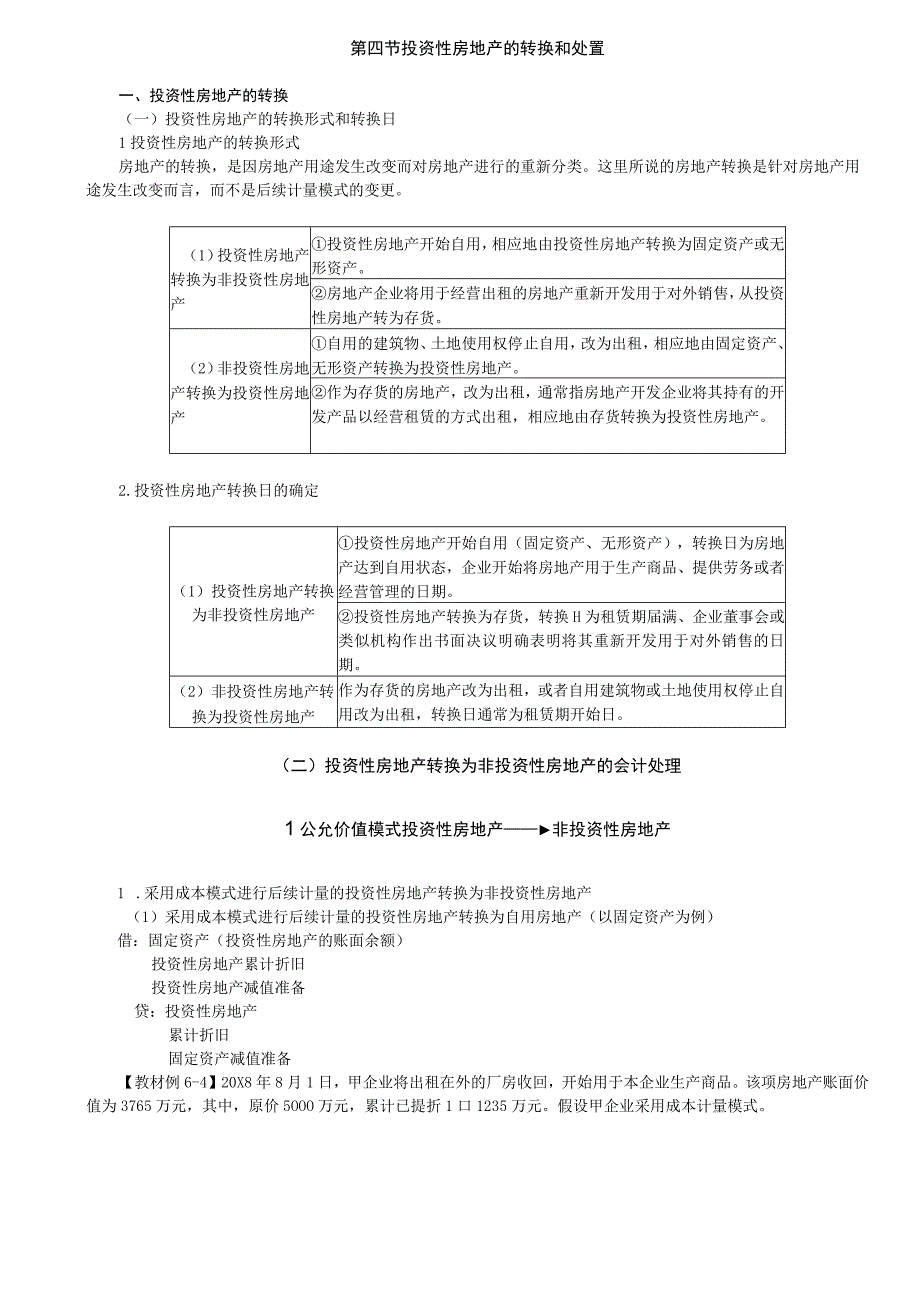 第19讲_投资性房地产的后续计量投资性房地产的转换1.docx_第2页