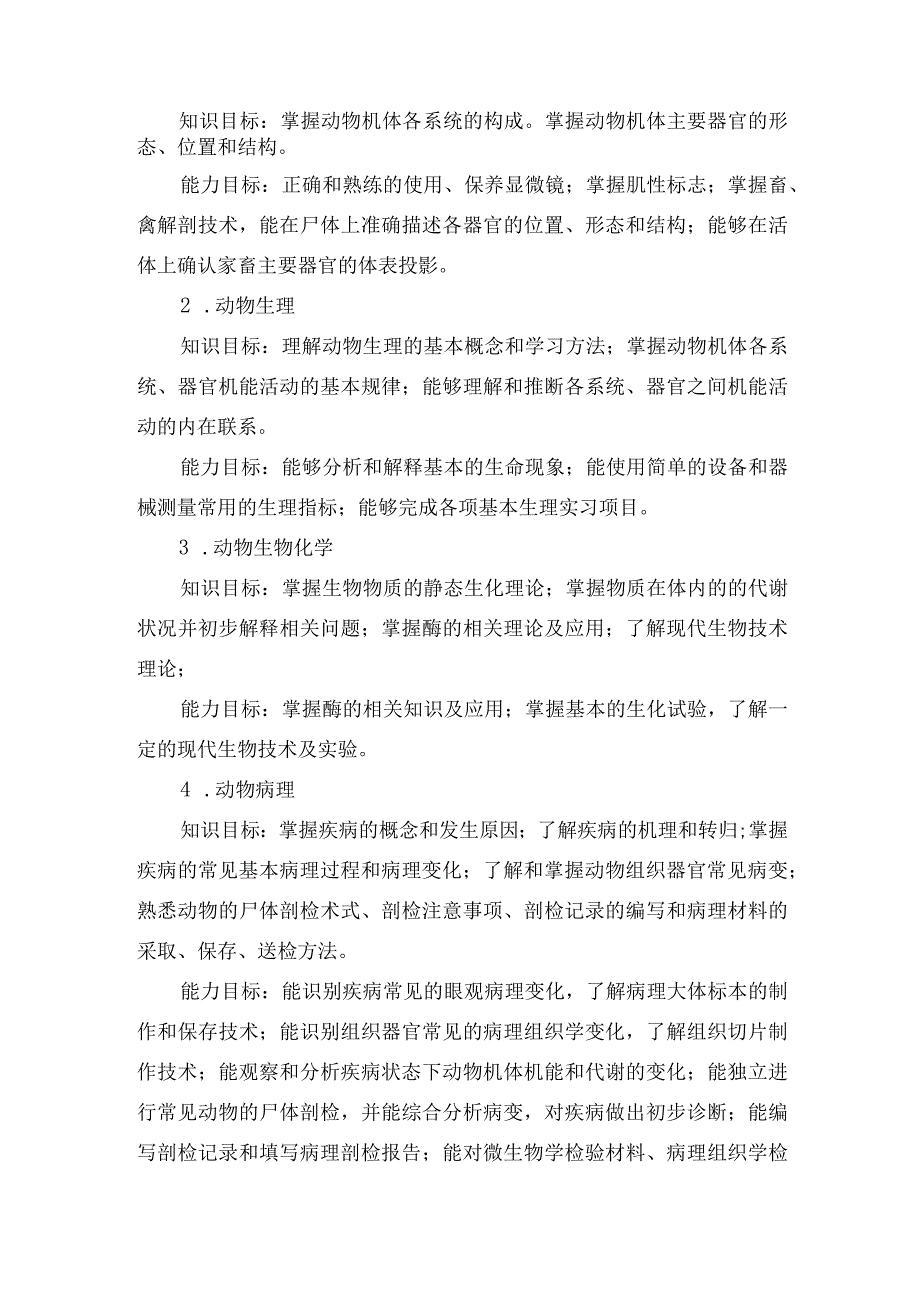 职业学院兽医专业人才培养方案.docx_第3页