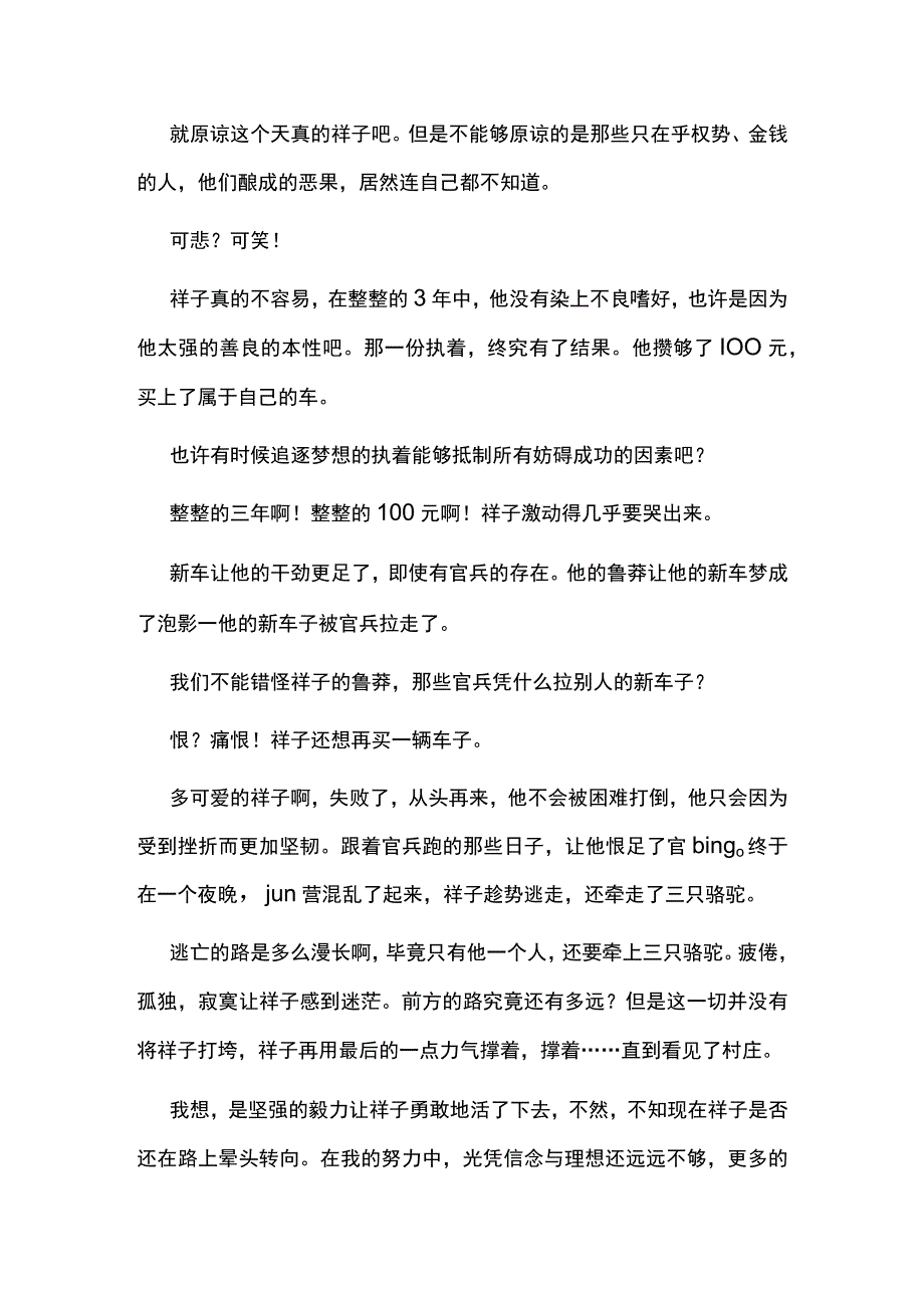 骆驼祥子读后感.docx_第2页